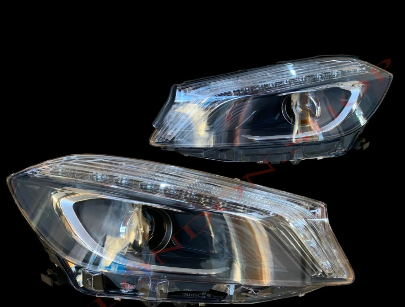 A CLASS A45 W176 BI XENON HEADLIGHT Pair Left And Right Side.